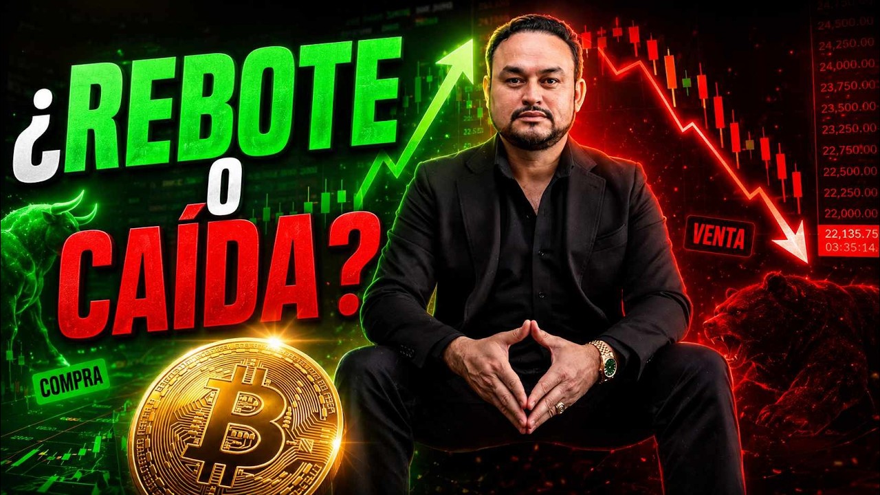⚡ Bitcoin HOY: Zona crítica que define TODO (rebote o crash)
