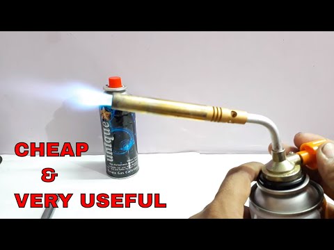 How to use gas torch.