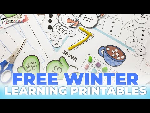 Adorable Free Winter Printables Here