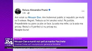 Reacții din partide și societatea civilă după numirile lui Nicușor Dan la șefia parchetelor