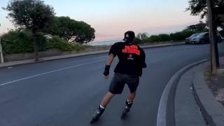 Mojahed.360, il rollerblader che sfreccia per le strade di Napoli