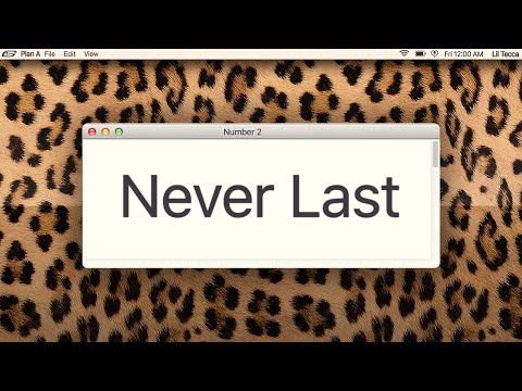 Lil Tecca - Never Last (Lyric Video)