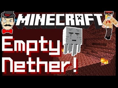 Minecraft EMPTY NETHER & END ! Dimension Glitch - 12w18a !