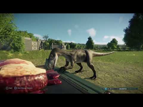 Jurassic World Evolution 2: Australovenator vs Monolophosaurus