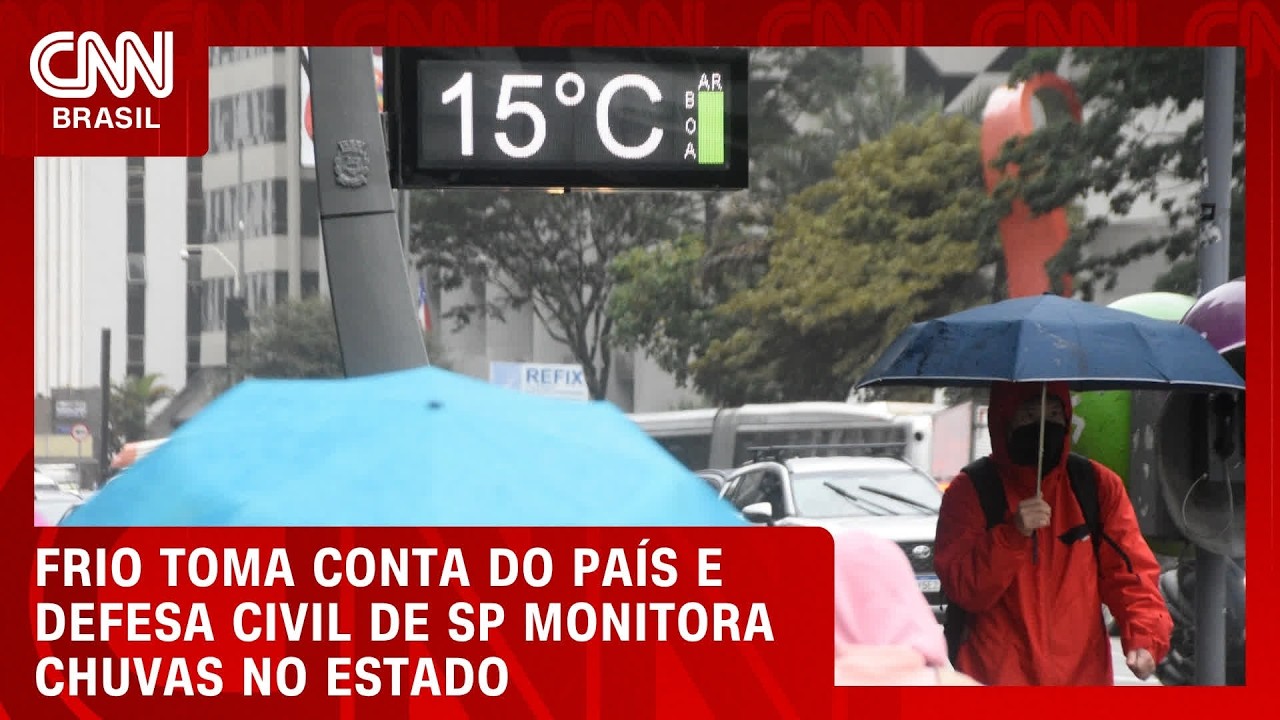 Defesa Civil de SP monitora chuvas no estado; chuva volta a ganhar força | CNN AGORA
