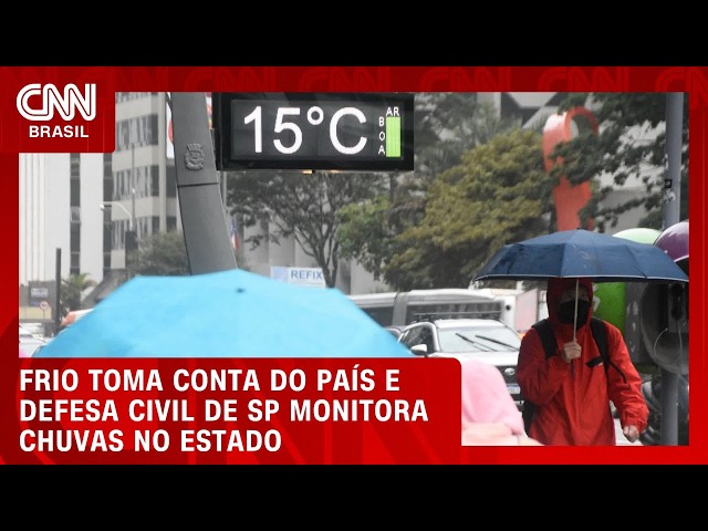 Defesa Civil de SP monitora chuvas no estado; chuva volta a ganhar força | CNN AGORA