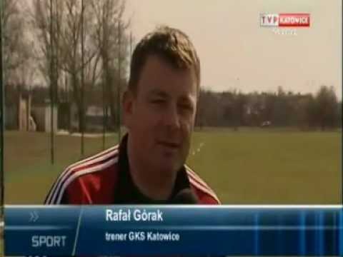 Przed meczem GKS Katowice-Dolcan Ząbki. Przemysław Pitry, Rafał Górak