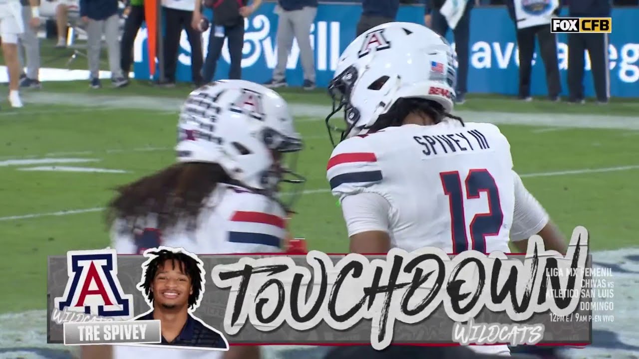 😳🔥 TOUCHDOWN TRE SPIVEY | Arizona Wildcats 12–24 SMU | College Football 2026