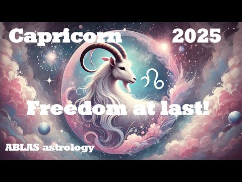 Capricorn in 2025. Delivered from Pluto's influence since 2008, nothing stops you from succeeding.