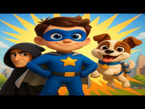 🌟 The Hero Trio: A Super Adventure | Animated Kids Story 🌟