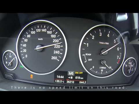 2014 BMW 316i (136hp) 0-210 KMH Autobahn Top Speed