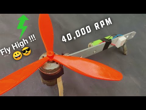 Run 1500W DC Motor with 3V cell New Amazing Hack