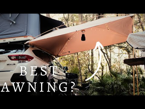 MoonShade Golden Hour Review and Setup |The Best Portable Awning|