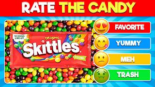 Rate the Candy  🍬🍭 Candy Tier List Challenge