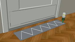 How to Measure & Install Door Kick Plates with No Holes (Stick-on) -  Kick Plate Direct