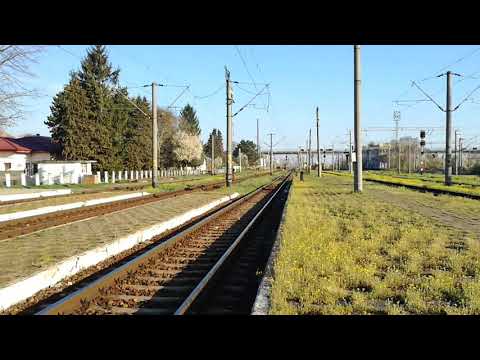 Trenul IR 1750 Trecând În Viteză La Stația Adjud Jud. Vrancea Data: 22-04-2021