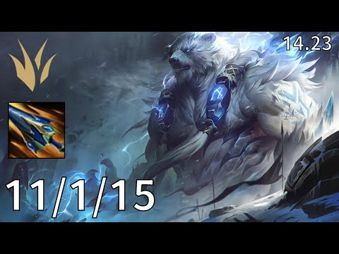 Volibear Jungle vs Sejuani - EUW grandmaster | Patch 14.23