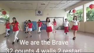 Kickick Line Dance - We are the Brave