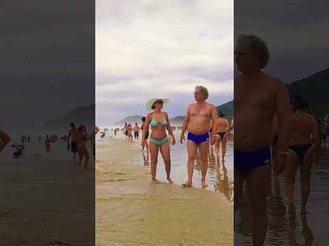 INSANE BEACH, Coast of São Paulo, Brazil ☀️ #shorts