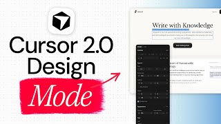 How to Design ANY APP in 10 Minutes Using Cursor Design Mode