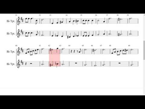 Underwater Mario - (Trumpet sib)