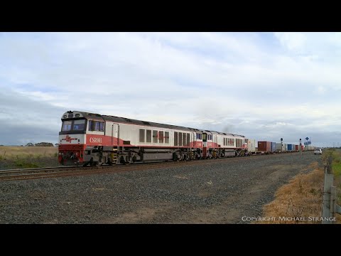 SCT 7922V Dooen To Melbourne Container Train - PoathTV Australian Rail Freight Transport
