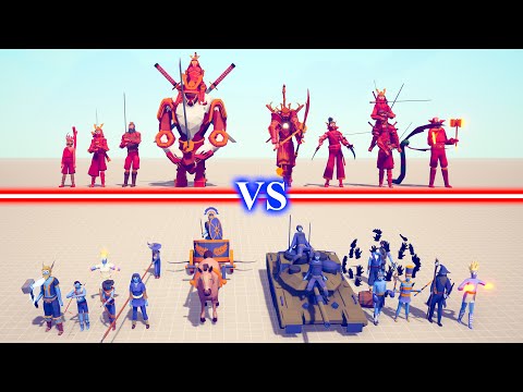 NEW DYNASTY Team vs LEGACY Team - Totally Accurate Battle Simulator TABS