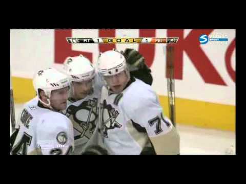 Goal  Evgeni Malkin 1-1 ( Pittsburgh Penguins - Philadelphia Flyers) 14 dec 2010