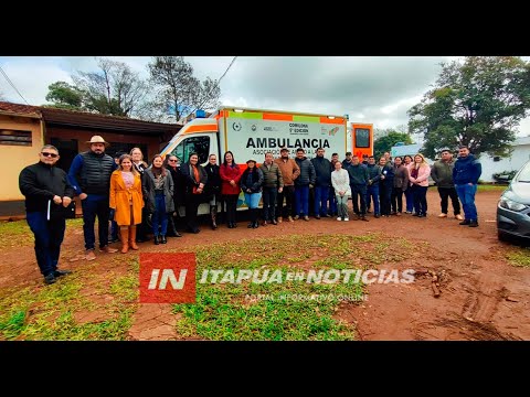 SAN RAFAEL DEL PNÁ. CELEBRA LA LLEGADA DE UNA AMBULANCIA A LA USF