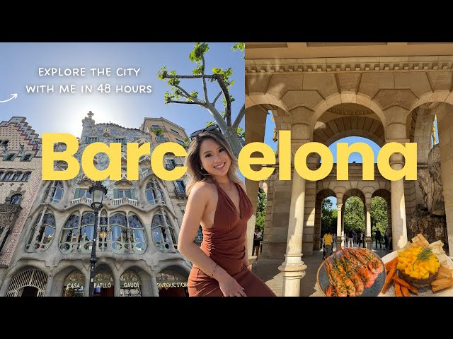 Travel vlog - Barcelona, Spain | Travel vlog | 48 hours in the city