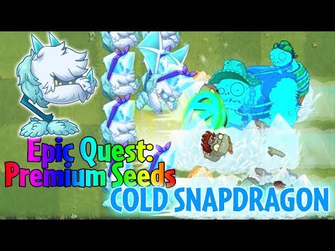 Plants vs. Zombies 2 - Epic Quest: Premium Seeds - Cold Snapdragon