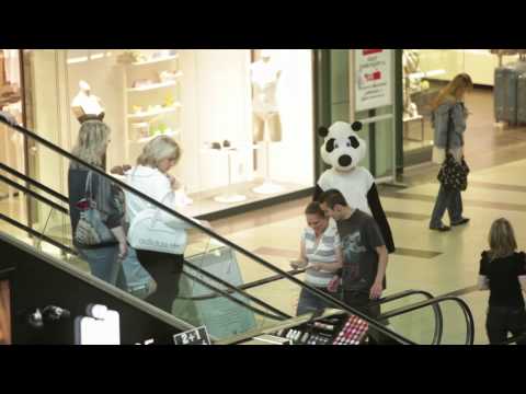 Pandas in the mall