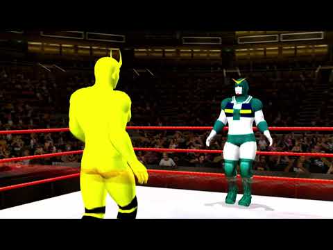 Gundam Wrestling: GT-9600 (Gundam Leopard) vs ORB-01 (Akatsuki)