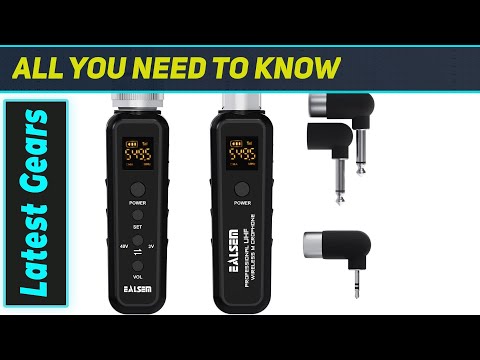 EALSEM ES-386: The Ultimate Wireless XLR System for Mics & Guitars