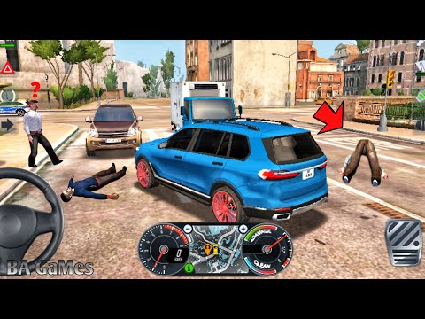 BMW X7 Taxi Driving in Rome - TaxiSim 2020 - Android Gameplay