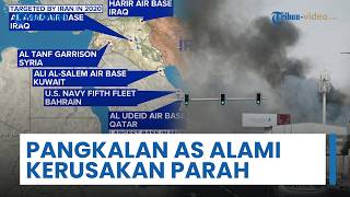 Jet Tempur F-5 Iran Tembus Pertahanan, Pangkalan-pangkalan AS di Teluk Persia Alami Kerusakan Parah