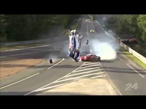 24h Le Mans 2012 - Schwerer Unfall !! (#8 Toyota und #81 Ferrari)