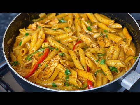 Best Chicken Fajita Pasta With only a few simple...