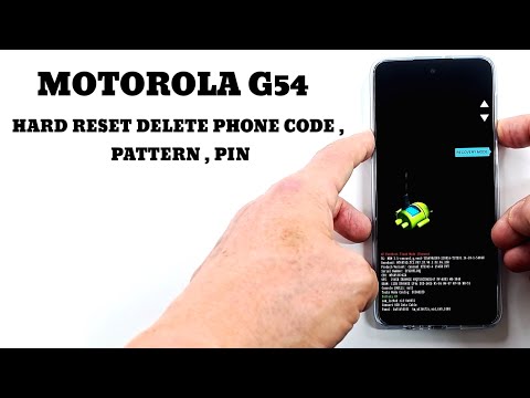 How to hard reset Motorola G54