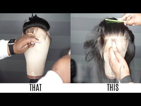 HOW TO PLUCK YOUR LACE CLOSURE