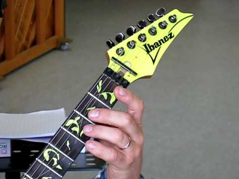 werner thoma   e-gitarre e-moll   pentatonik 1. lage