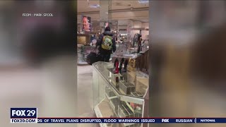 &#39;Grab and run&#39; theft caught on video at Pennsylvania Macy&#39;s