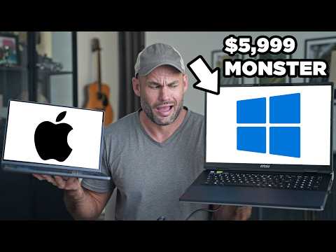 Macbook Pro Vs $6,000 Gigantic Windows Laptop