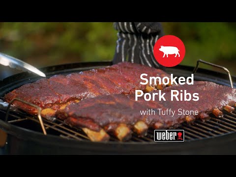 Smoked Pork Ribs Recipe | Weber Smokey Mountain Cooker...