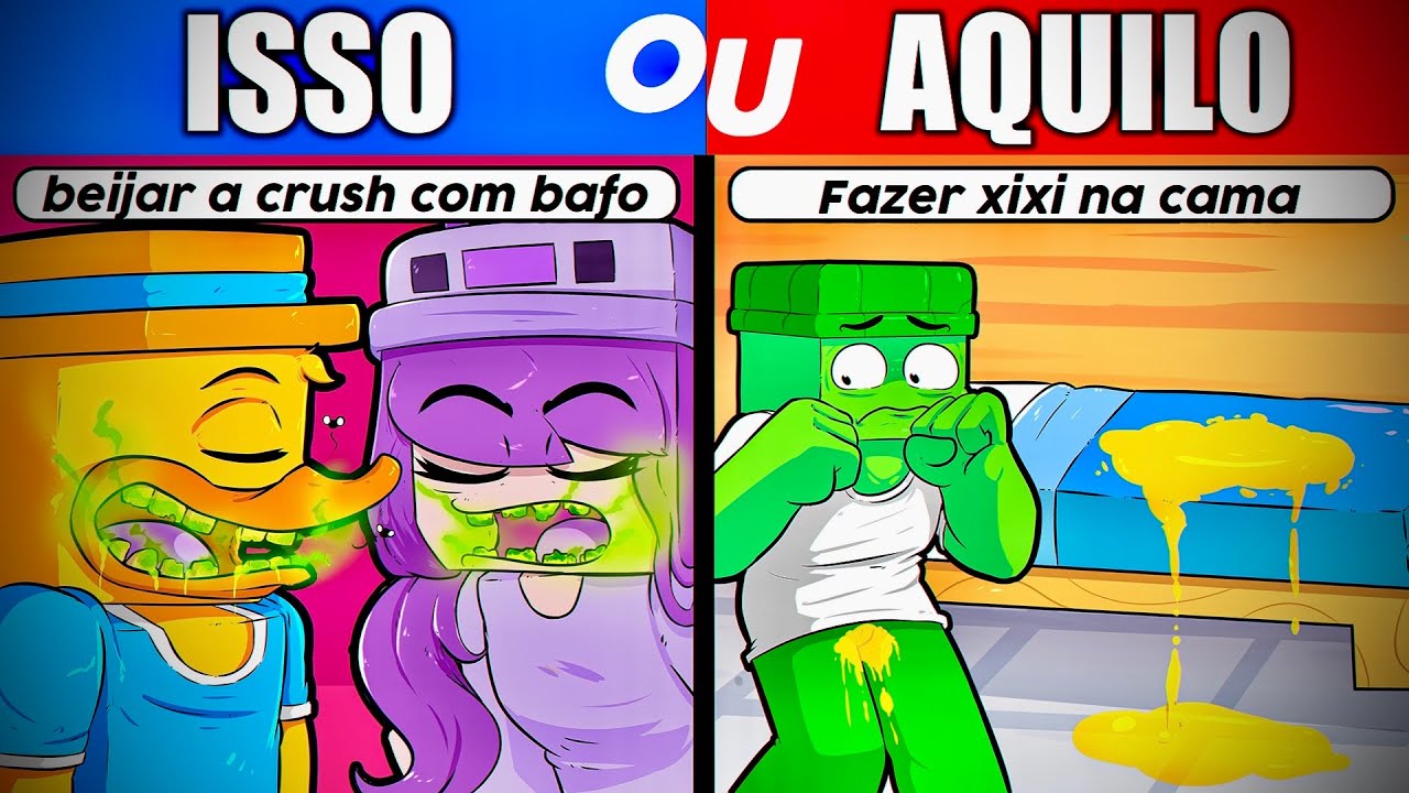 O QUE VOCÊ PREFERE COM DESAFIOS EXTREMOS ( IMPOSSÍVEL )