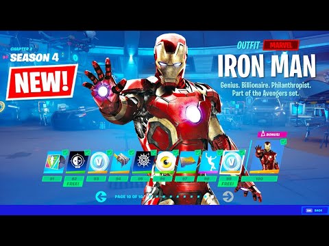 New Fortnite Chapter 2 Season 4 Gameplay Fortnite Season 4 Full Battle Pass