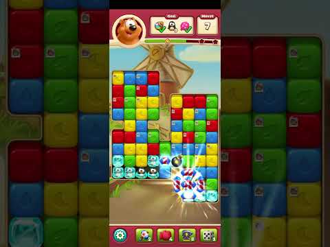 Toon Blast Level 7854 - No Boosters