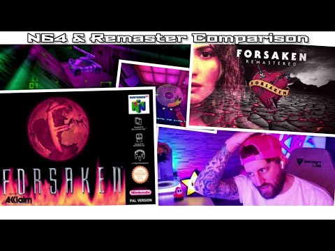 Forsaken N64 vs Remastered Comparison Ultrawide 1440p PC Steam Acclaim Nightdive Studios Probe