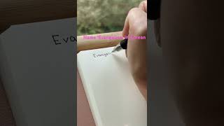 How to write your name in Korean - Evangeline              #korean #cute #handwriting #name