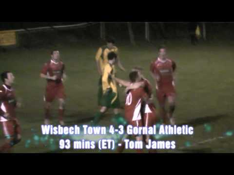Gornal Athletic v Wisbech Town - FA Vase - 16/11/13 *Wisbech goals only*